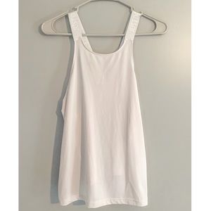 white NIKE dri-fit tank